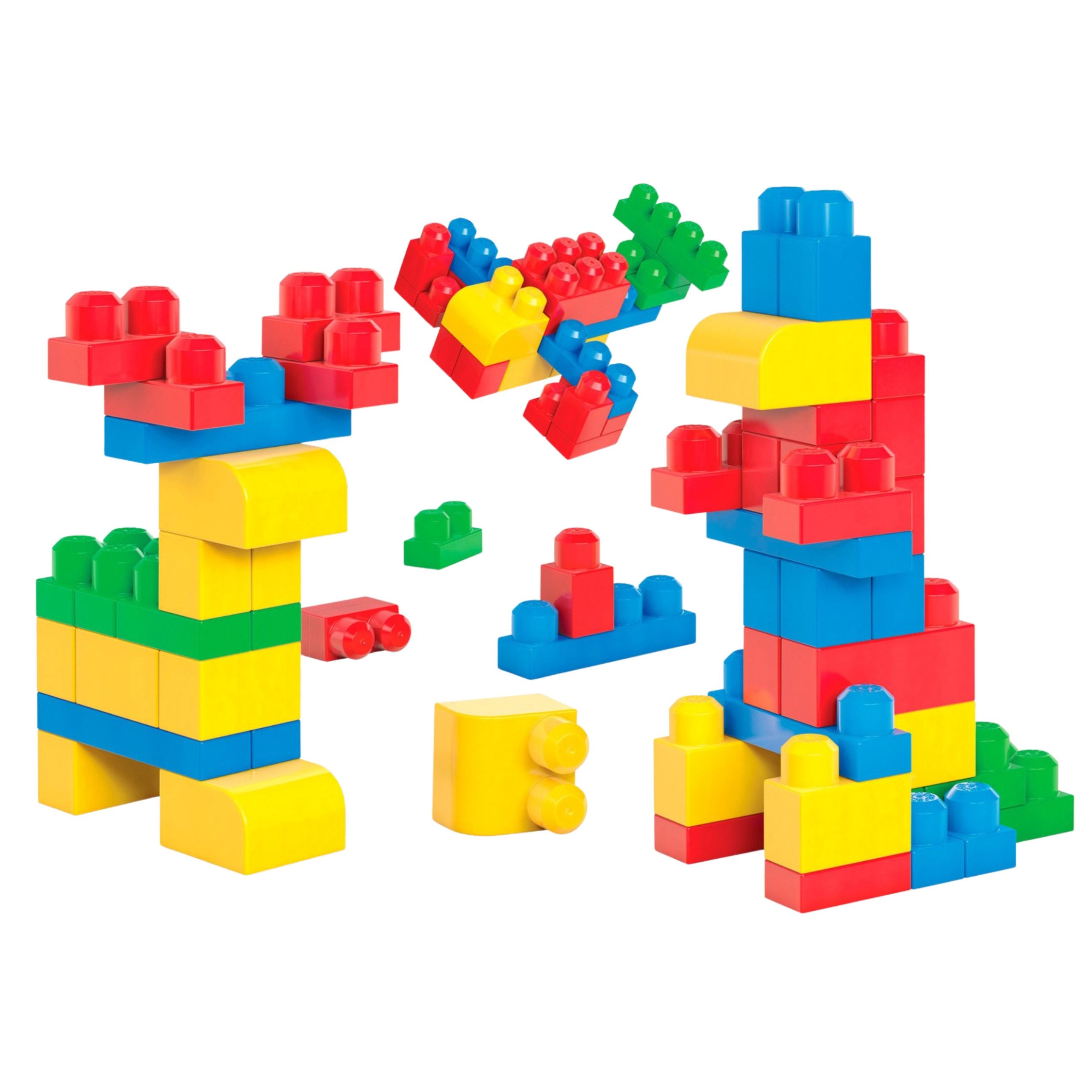 Blocks In Bucket Educational Large Construction Set Colorful 160 Pcs.