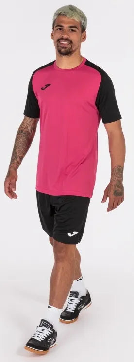 Joma academy iv fuchsia-zwart sport-shirt m