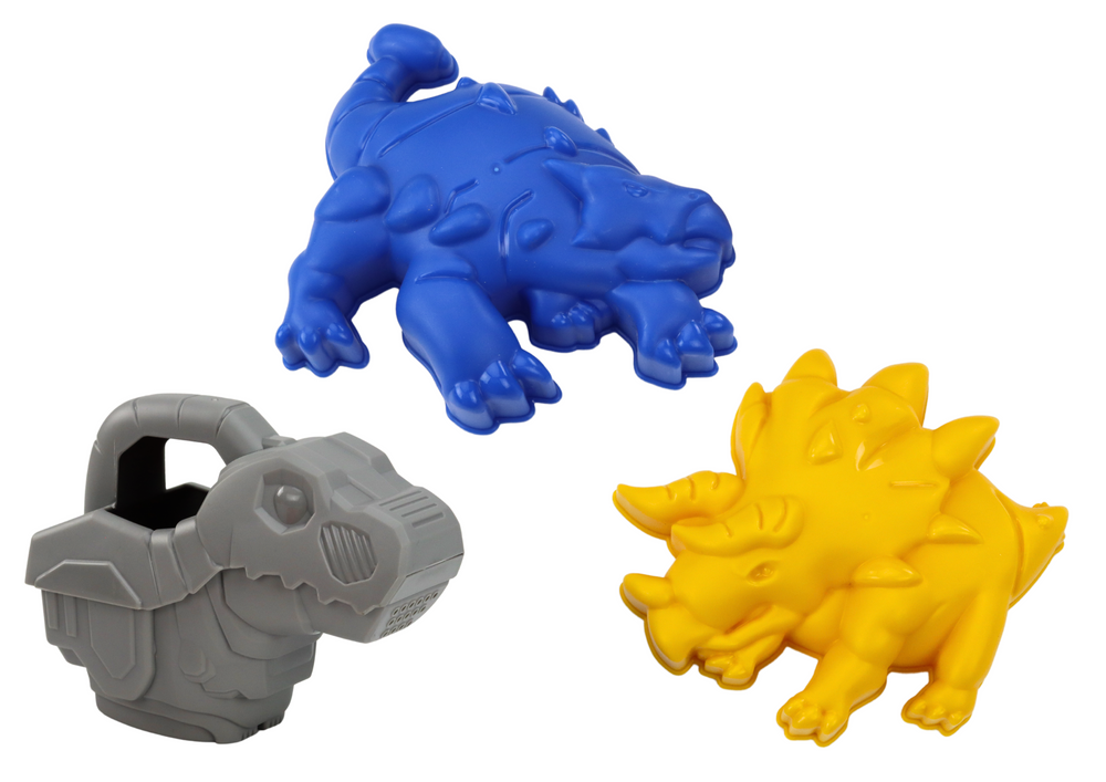 Dinosaur Sand Set Grinder Funnel Spatula Rake Watering Can Molds