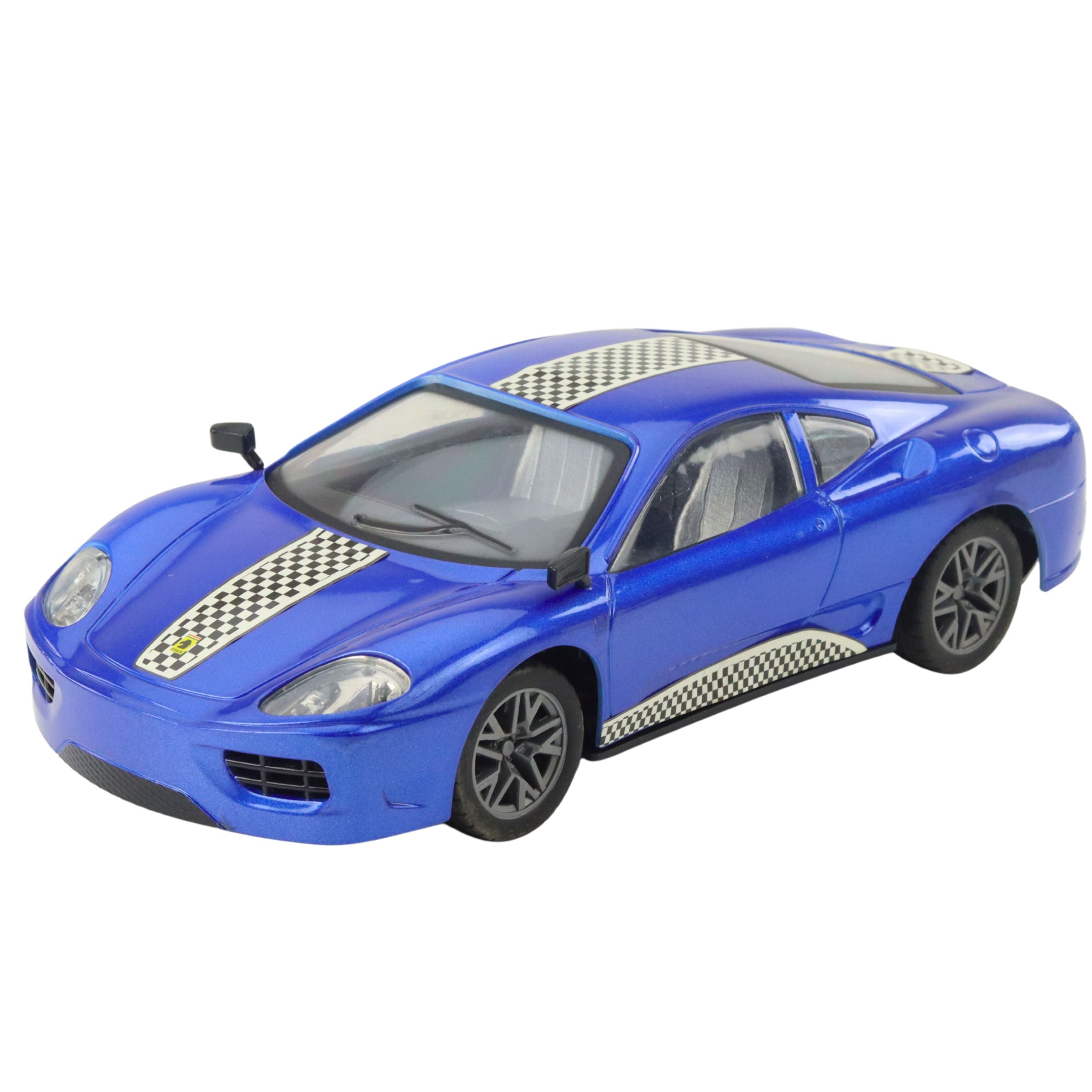 Remote Controlled Rc Sports Car Lights Blue 1:16