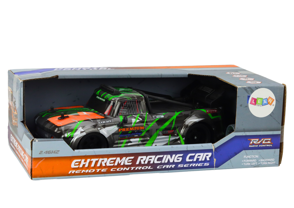 Rc Remote Control Car 1:16 Rubber Drift Wheels Gray-green