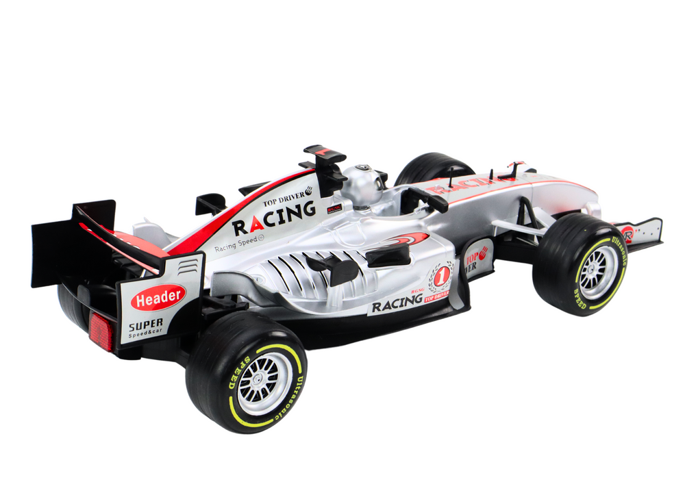 Remote Controlled Rc Racer 1:12 Silver Lights Sounds