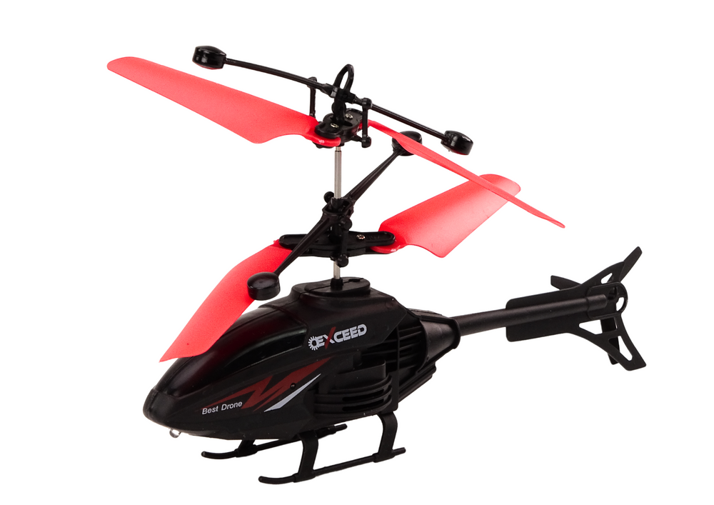 Remote Controlled Rc Helicopter Gyroscope Red