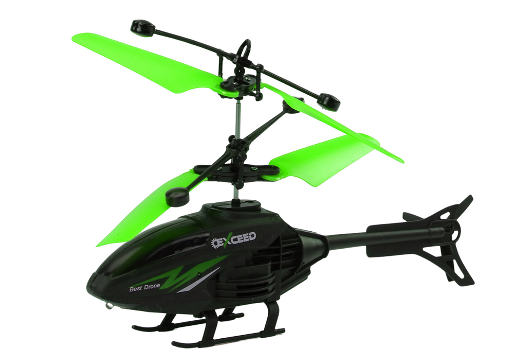 Remote Controlled Rc Helicopter Gyroscope Green