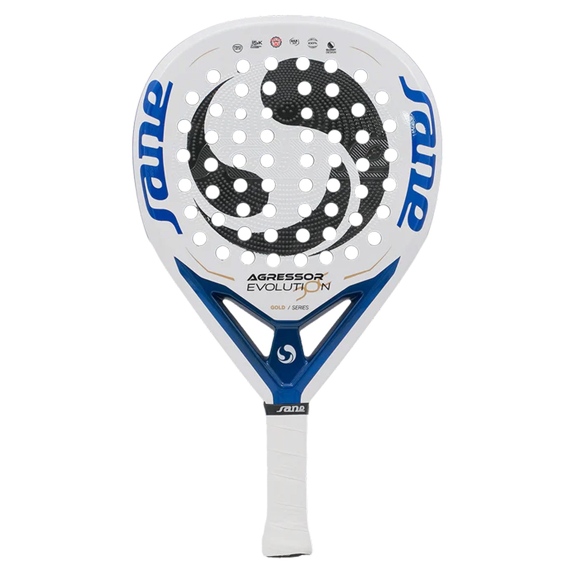 Rakieta Padel Sane Agressor Evolution w kolorze złotym