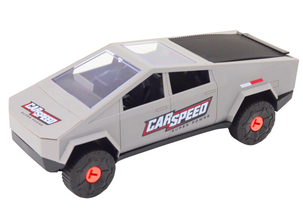 Set Of Modern Car With Quad For Disassembly Diy Gray