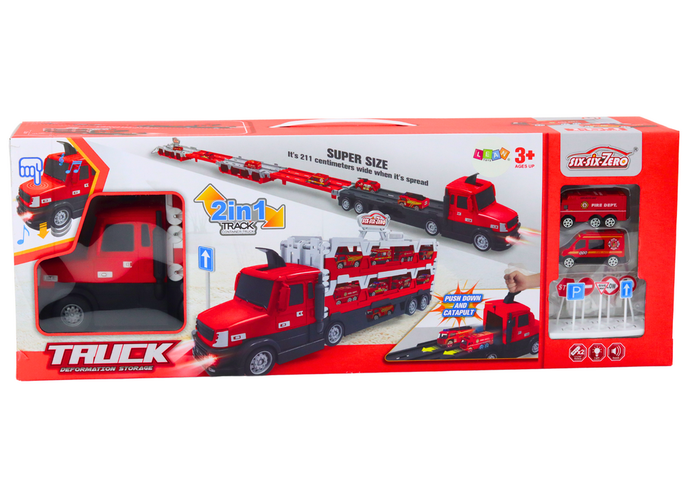 Lora Tow Truck Race Track 2in1 Lights Sounds Signs Cars RedMöbel & Wohnen, Feste & Besondere Anlässe, Party- & Eventdekoration!