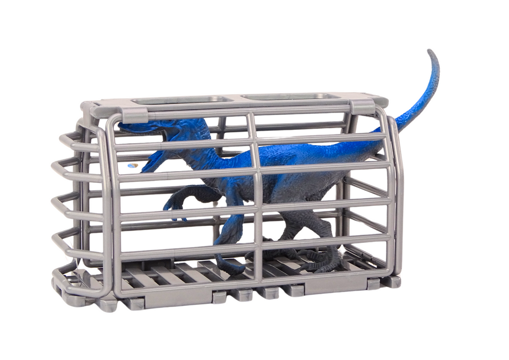 Plane Light Plane Transporting Dinosaurs Cage Unscrewable Green