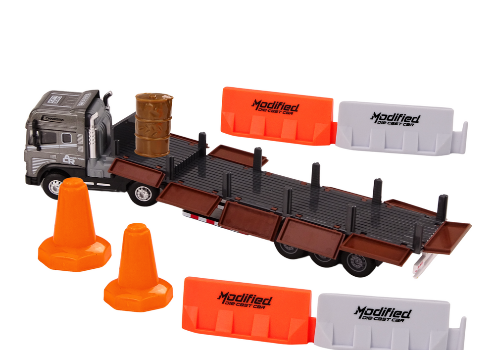 Truck With Trailer 1:24 Tir Car Truck Accessories Sounds