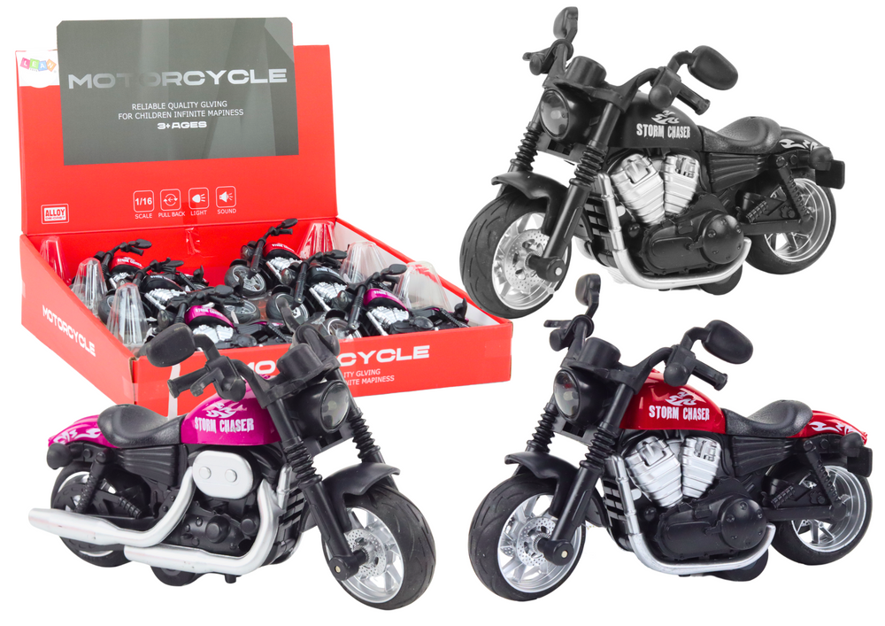 Harley Sports Motorcycle With Friction Drive 3 Colors