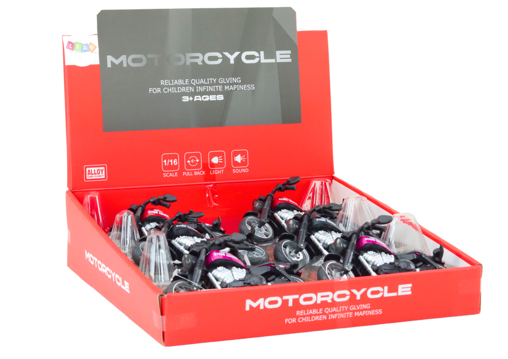 Harley Sports Motorcycle With Friction Drive 3 Colors