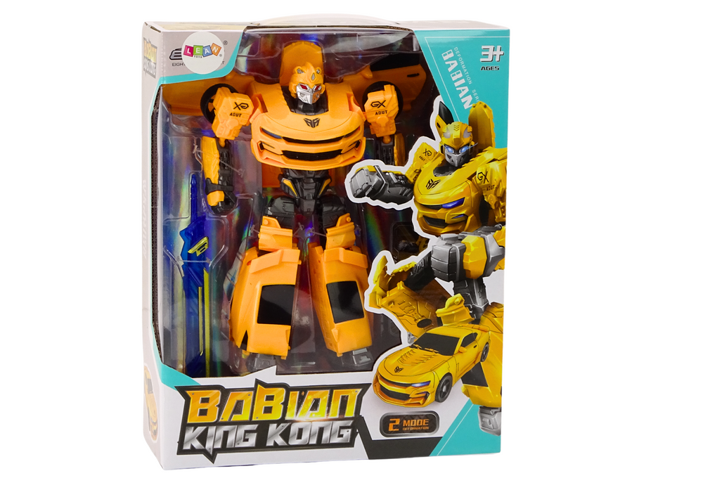 Auto-robot 2in1 Transformation Sporty Yellow