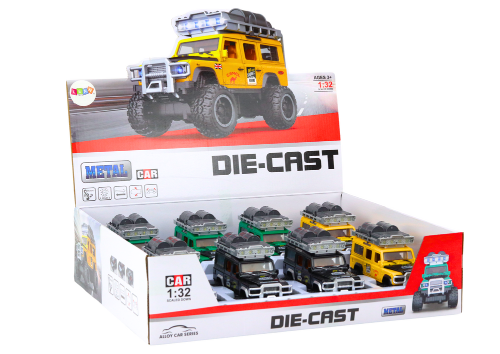 Guard Off-road Car 1:32 Metal Drive Lights Sounds