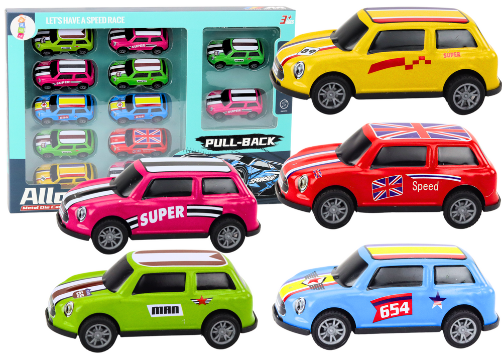 Set Of Cars Springs Drive Colorful 12 Pieces