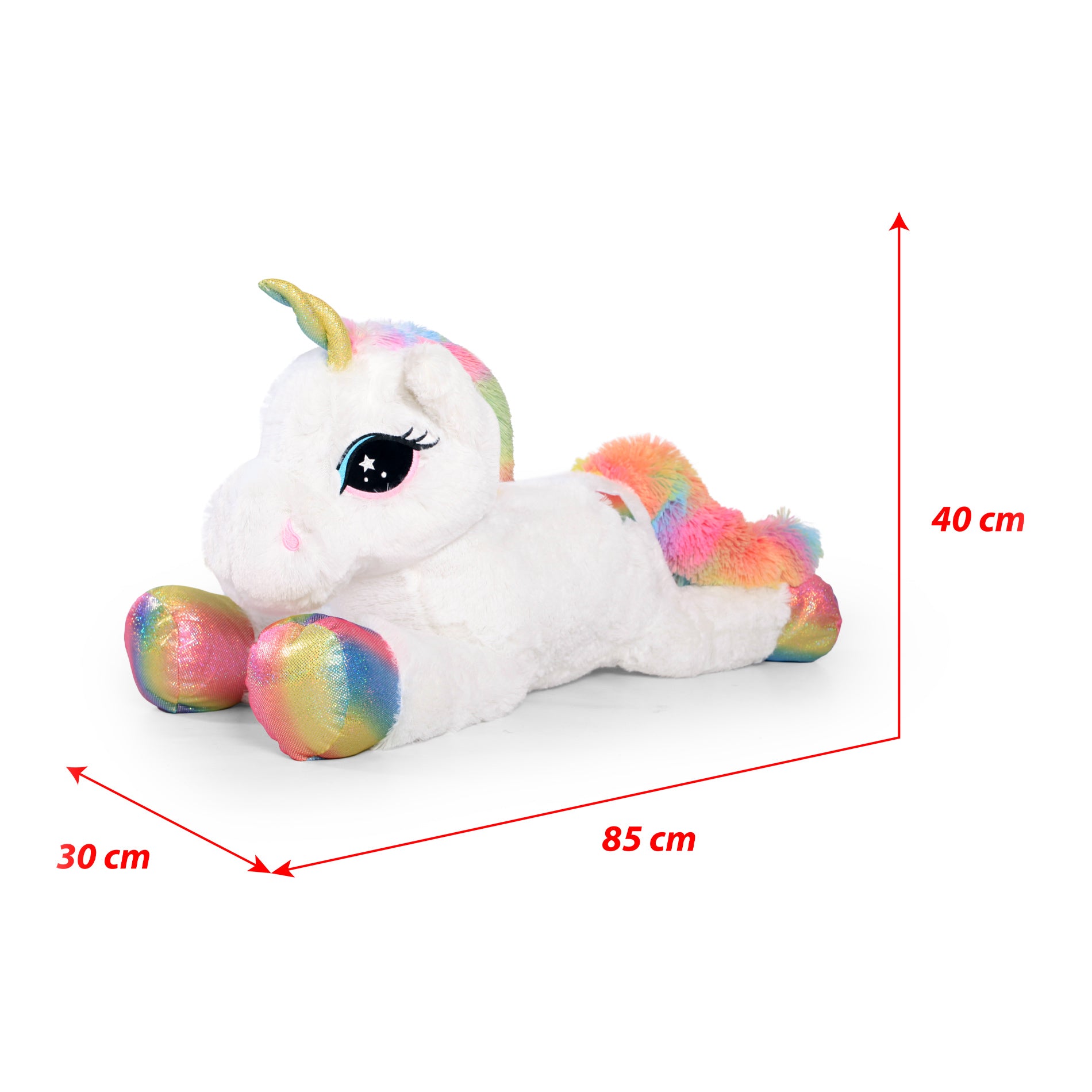 Big Plush Unicorn Funkie 85 Cm