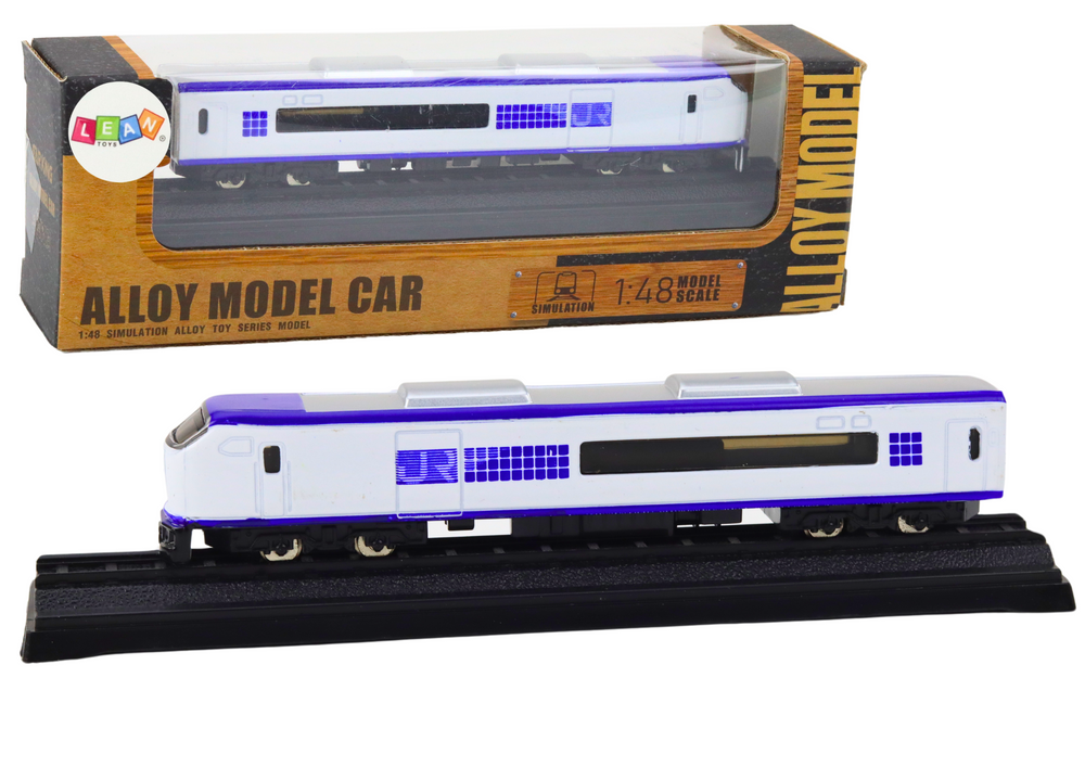 Modelleisenbahn-wagen Für Sammler 1:48 Metall Weiß Und Blau