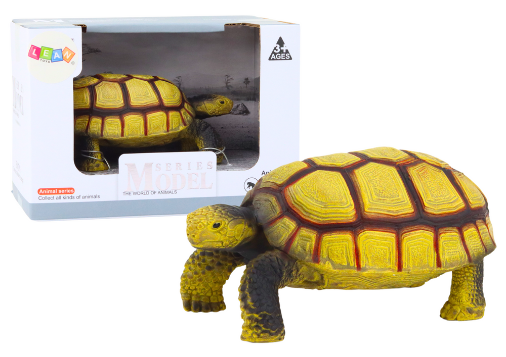 Collectible Figurine Turtle Reptile Beige And Brown D