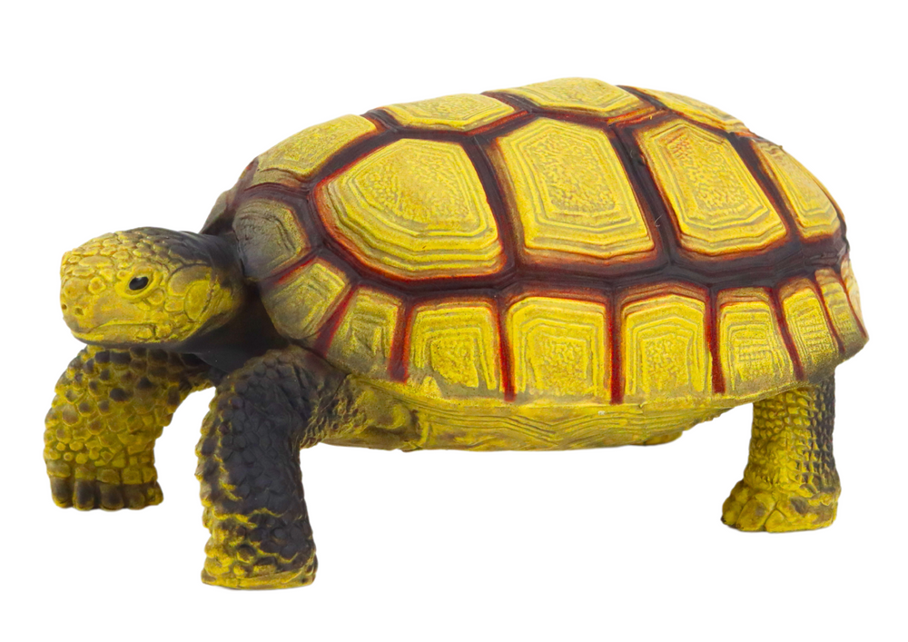 Collectible Figurine Turtle Reptile Beige And Brown D