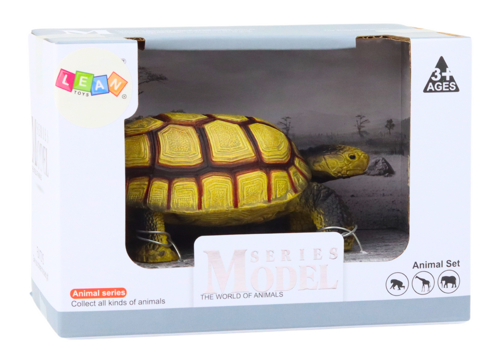 Collectible Figurine Turtle Reptile Beige And Brown D