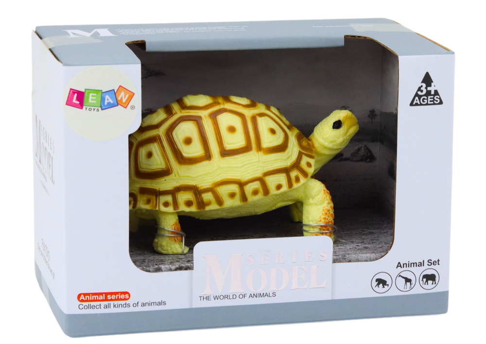 Collectible Figurine Turtle Reptile Light Yellow Brown B
