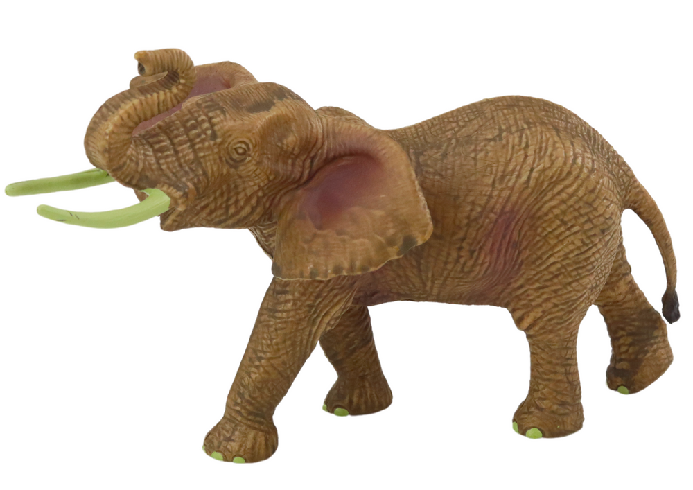 Sběratelská figurka slona afrického se zvednutým chobotem Safari