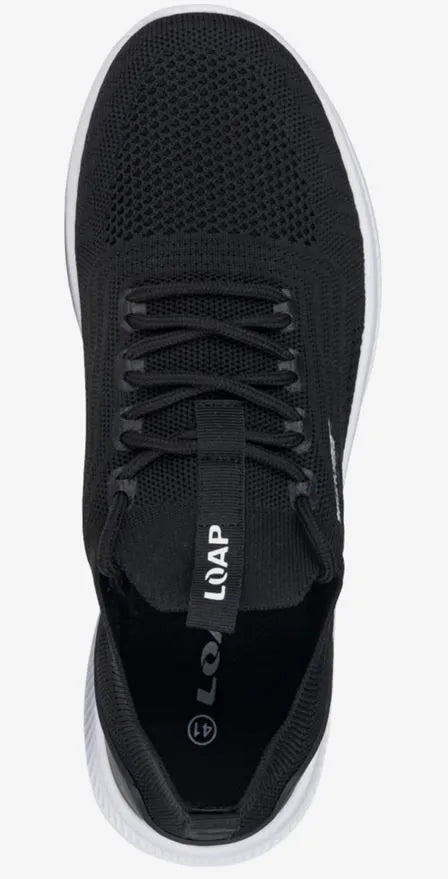Pánske topánky na voľný čas Loap Moor Blk-gry Black