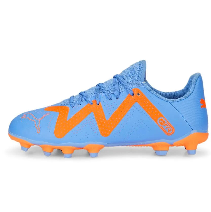 Ghete de fotbal Puma Future Play Fg-ag albastre pentru copii