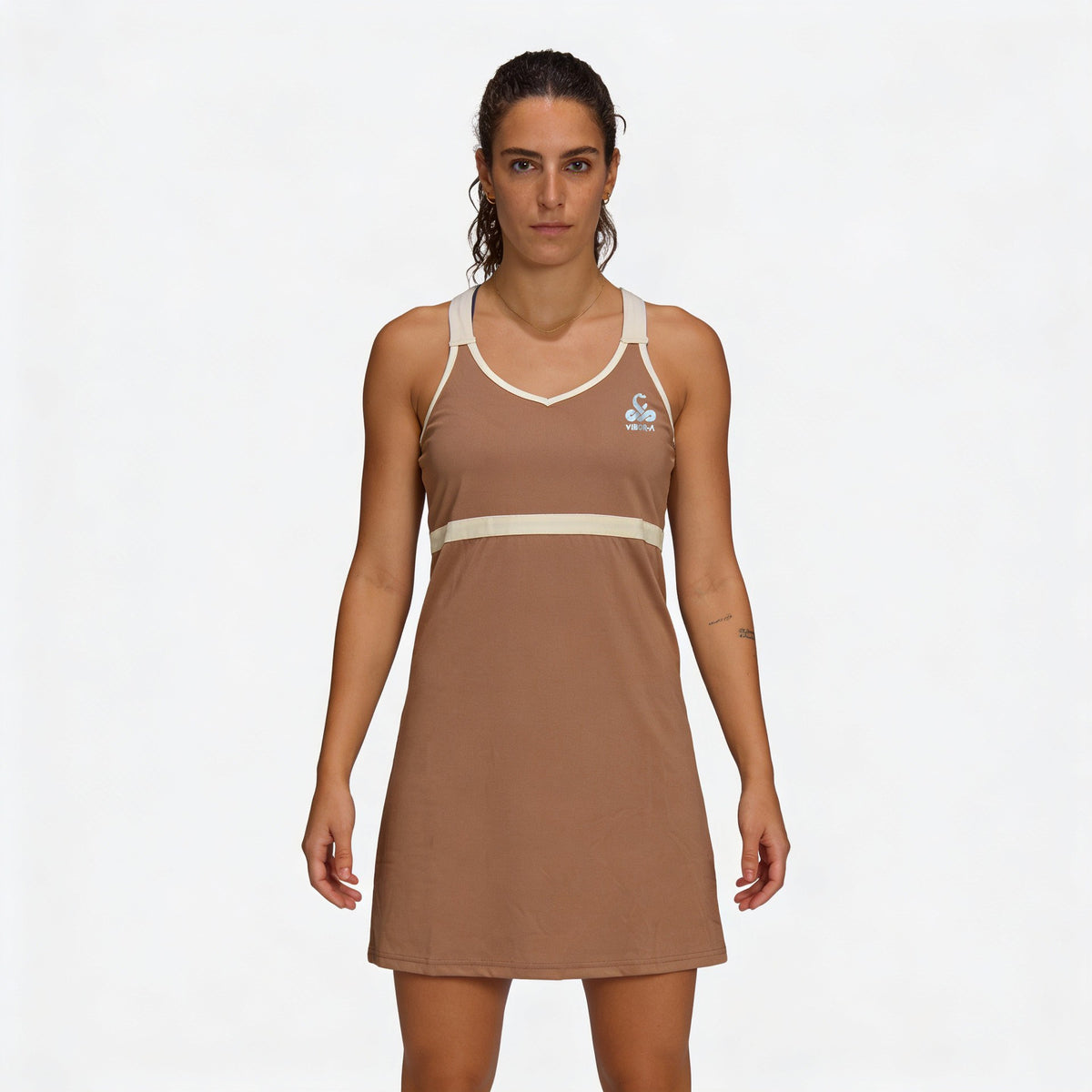 Vibor-a Aspid Padel Dress Marrón/Beige