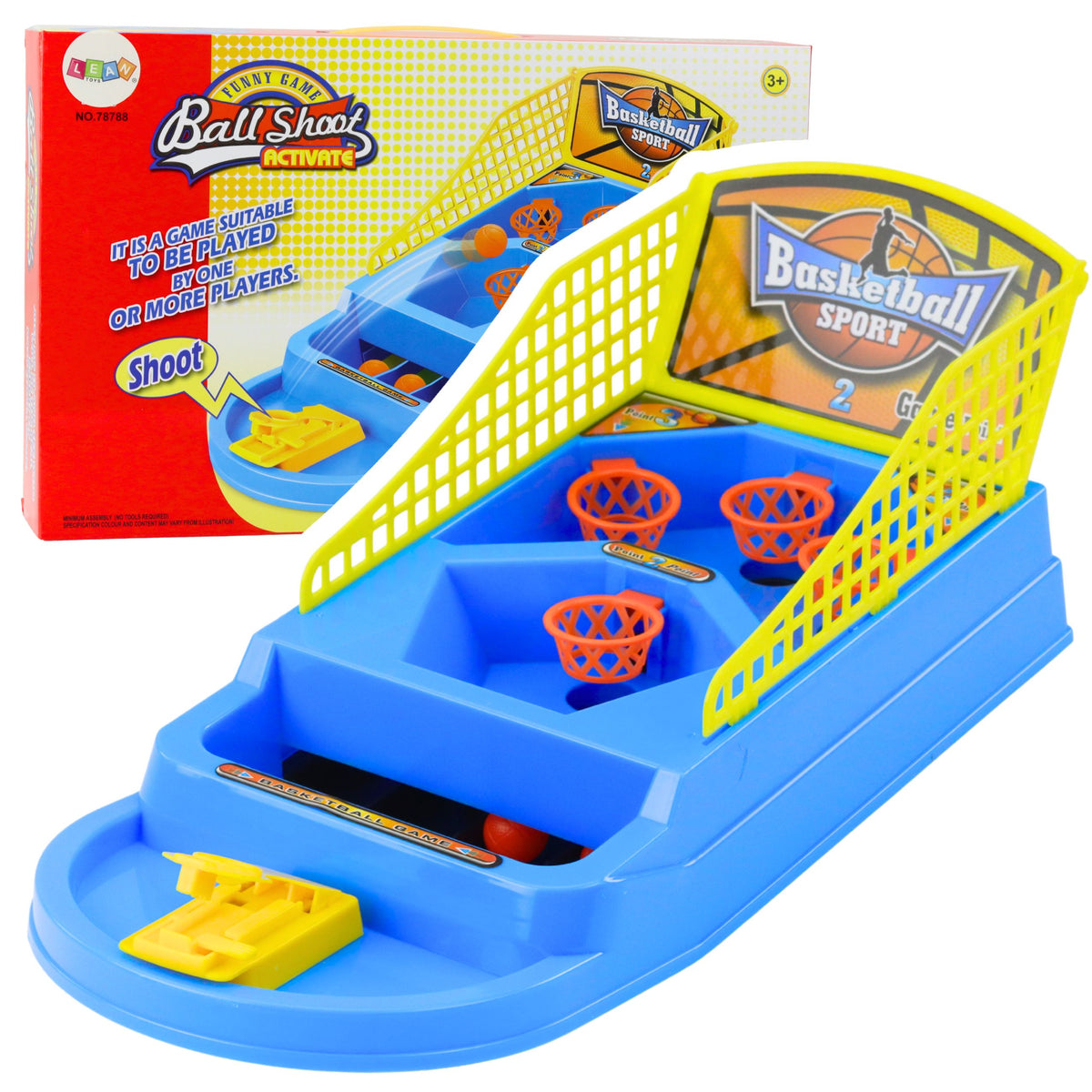 Basketball Arcade Game With Ball Launcher