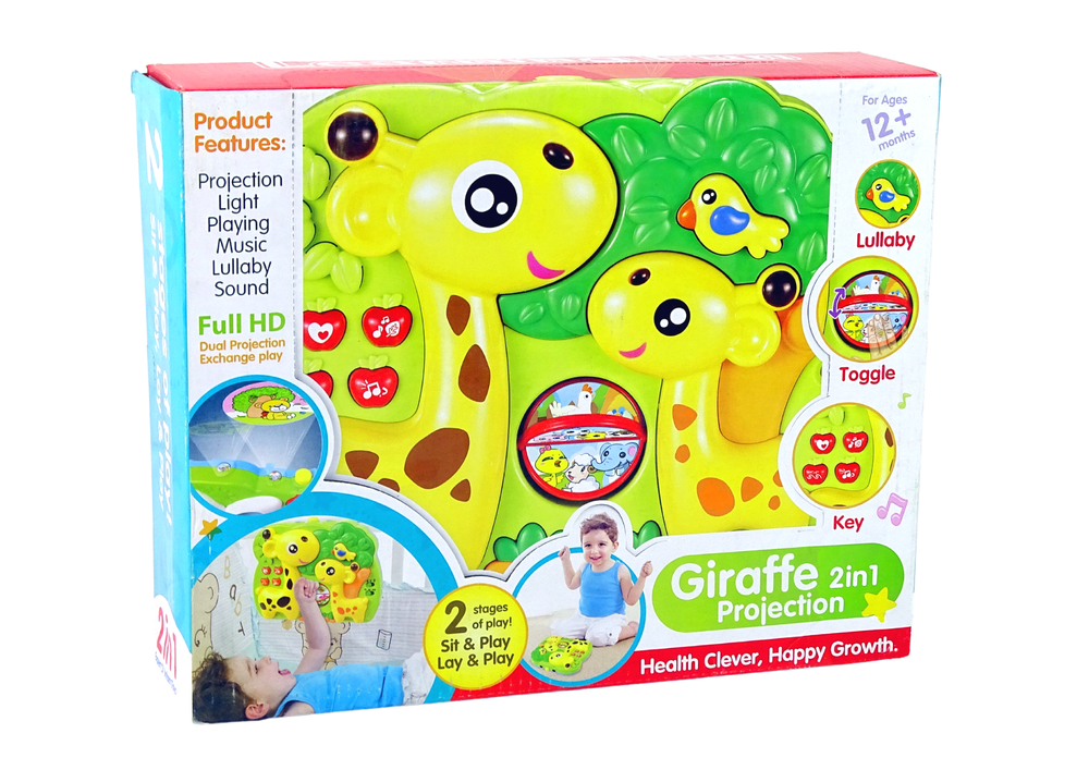 Giraffe 2in1 Projector - Bed Pendant For Baby