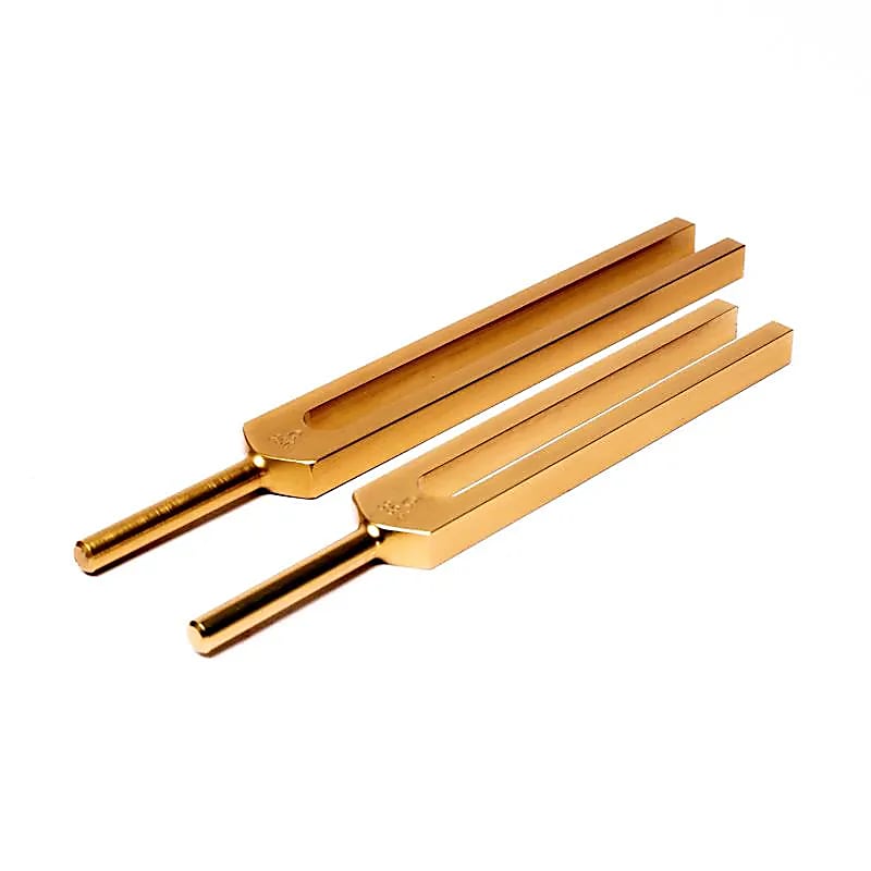 Tuning Forks C & G Whole Body Gold Colour - 8.8 Cm