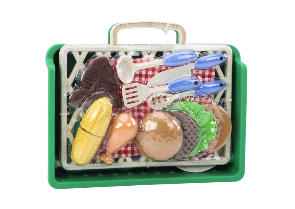 Barbecue Set Grill Food Cutlery Plates Cups