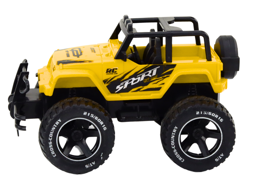 Toy Car Remote Controlled Off-road Car Rc 1:18 Yellow
