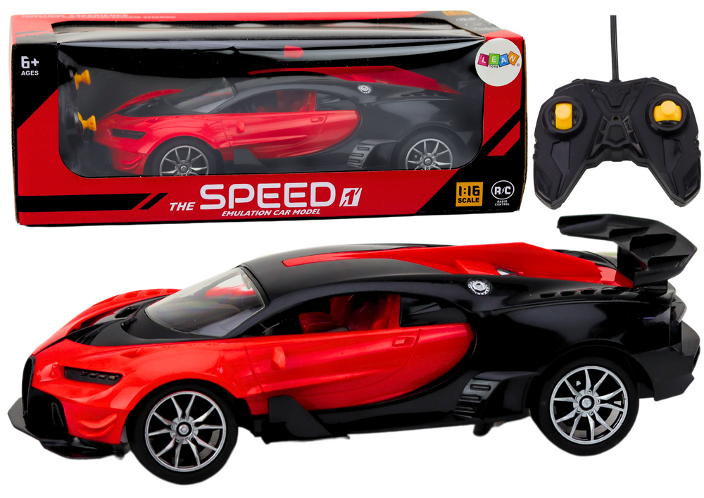 Remote Controlled Sports Car Red 1:16 Rc Car