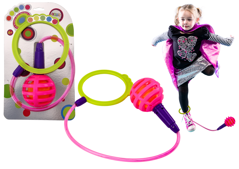 Skipper Hula Hop Jump Rope Pink Led