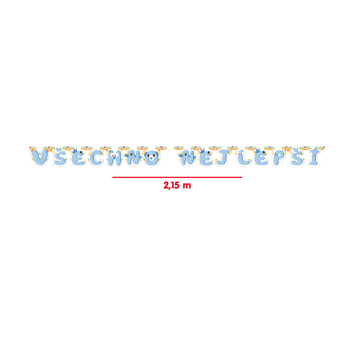 Хартиеният гирлянд Všechno Nejlepší