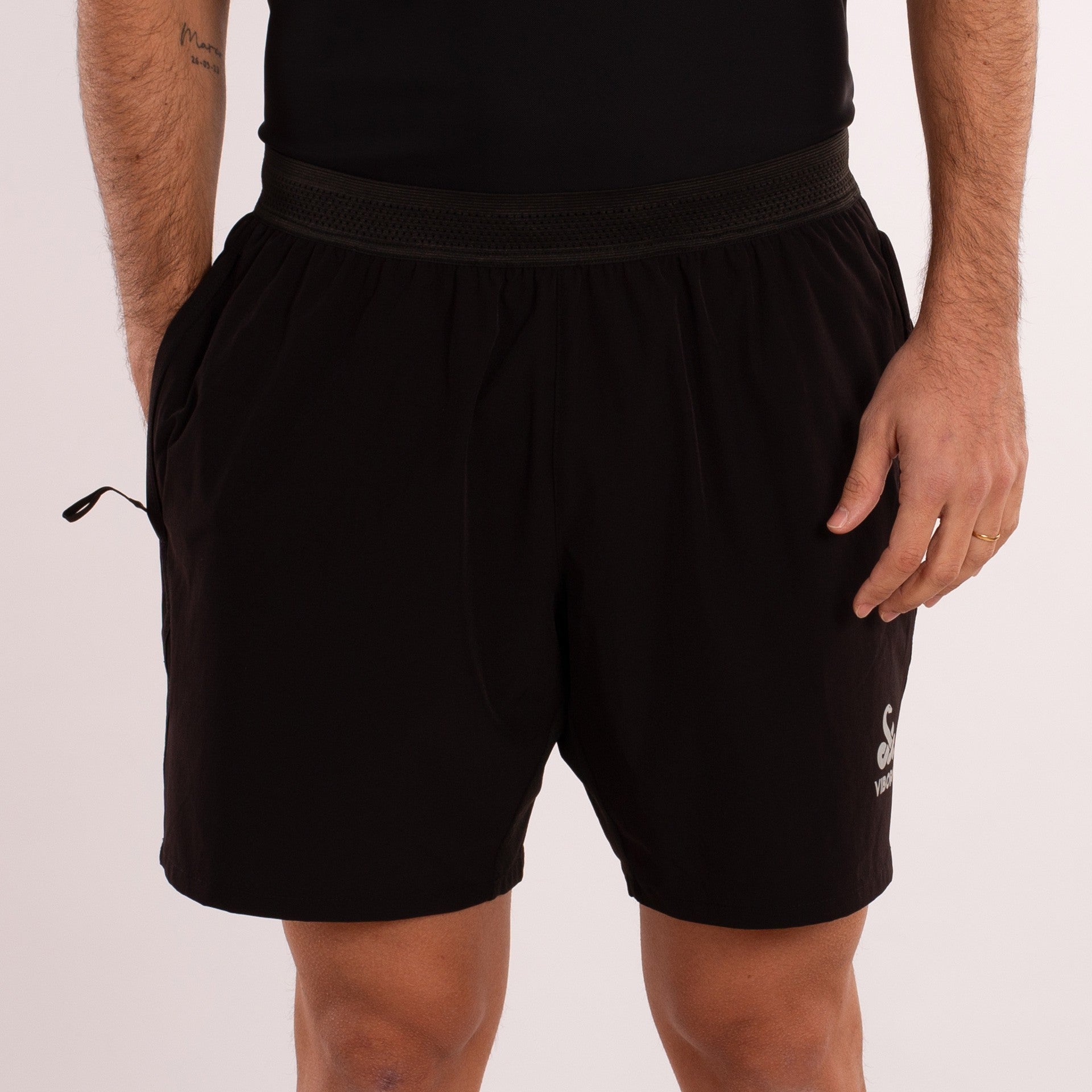 Vibor-a Crótalo Shorts Med Lommer Negro