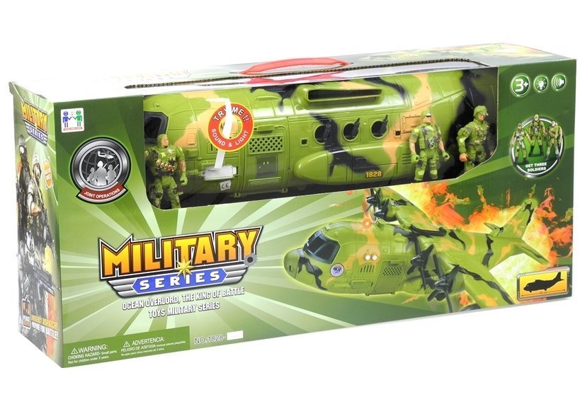 Huge Military Aircraft 55cm With Accessories