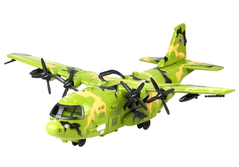 Huge Military Aircraft 55cm With Accessories