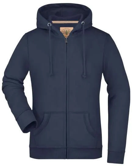 Dámská mikina James & Nicholson Vintage Hoody Blue