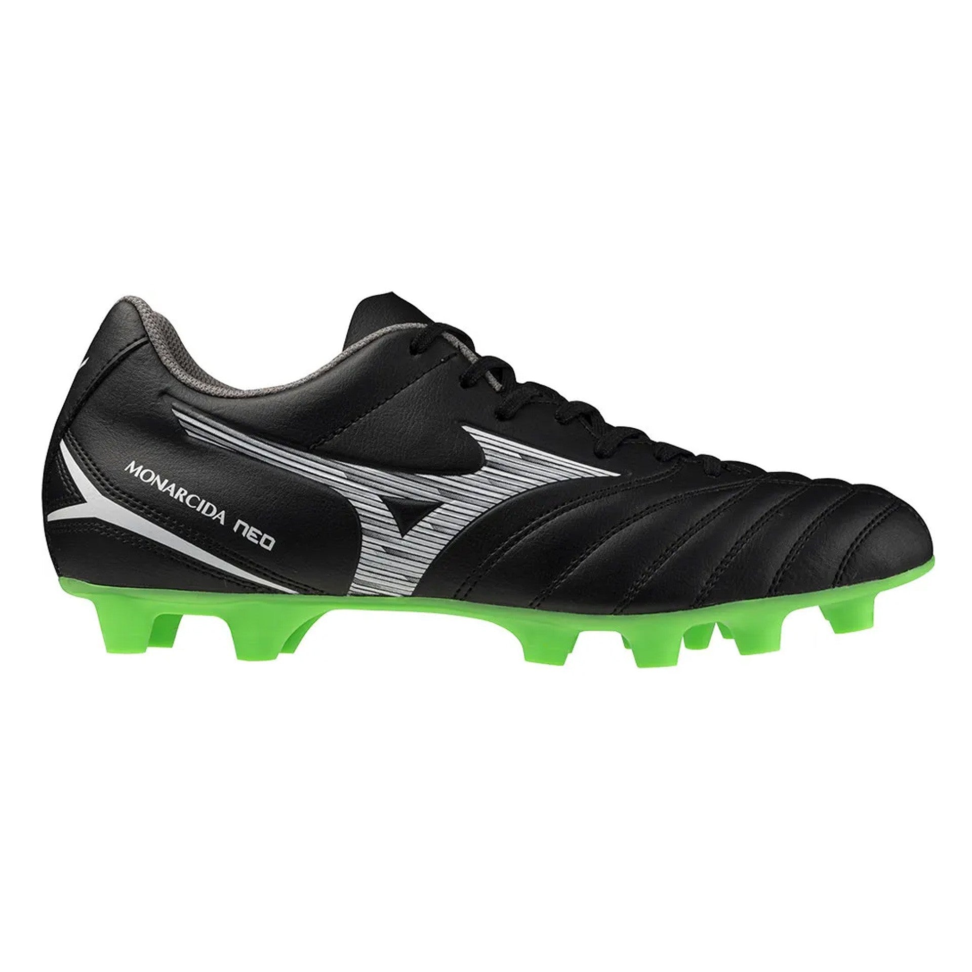 Scarpe da calcio Mizuno Monarcida Neo 3 Select Fg Negro/Verde Fluor