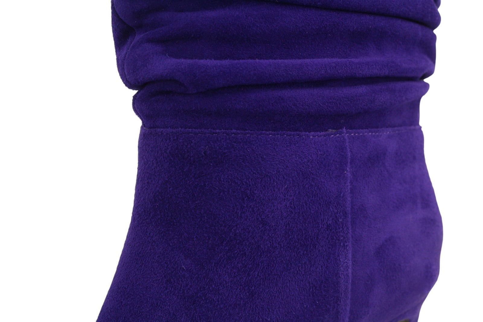 Blue Leather Boots