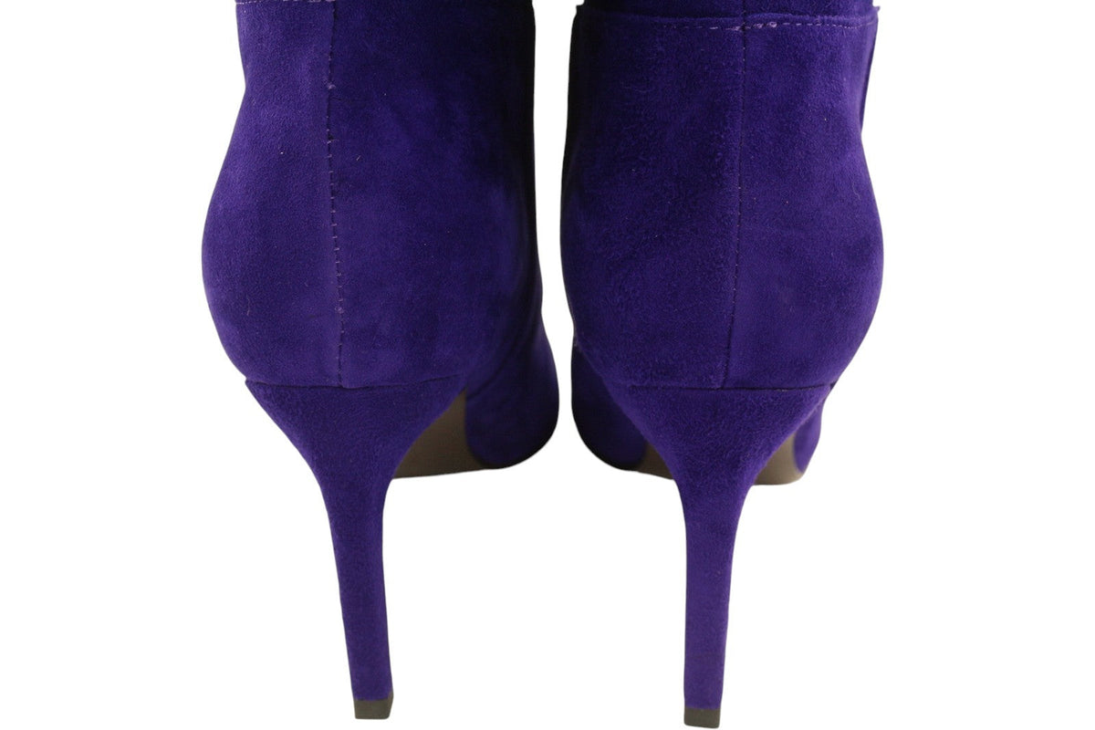 Blue Leather Boots
