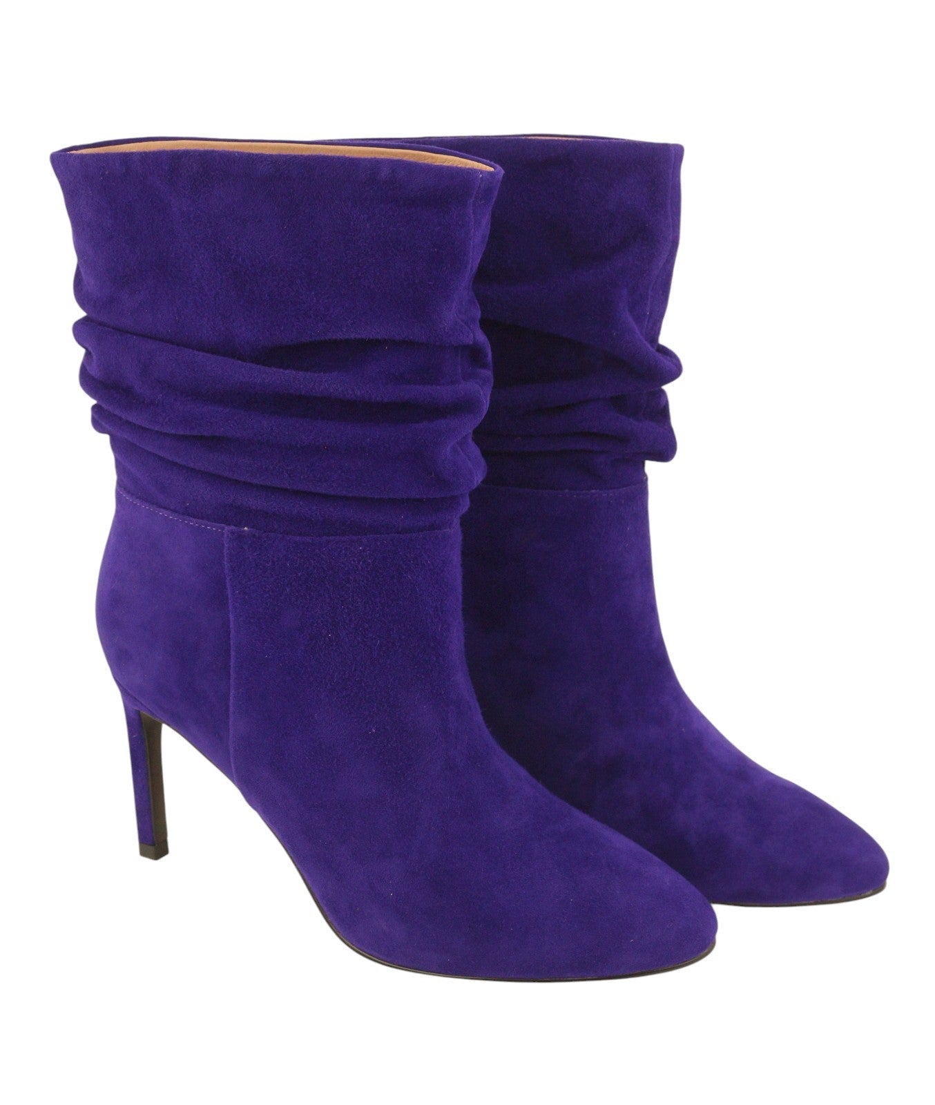 Blue Leather Boots
