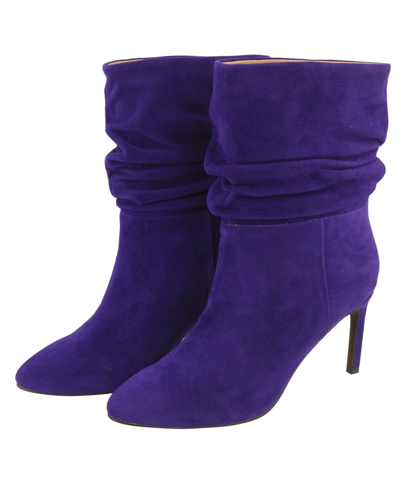 Blue Leather Boots