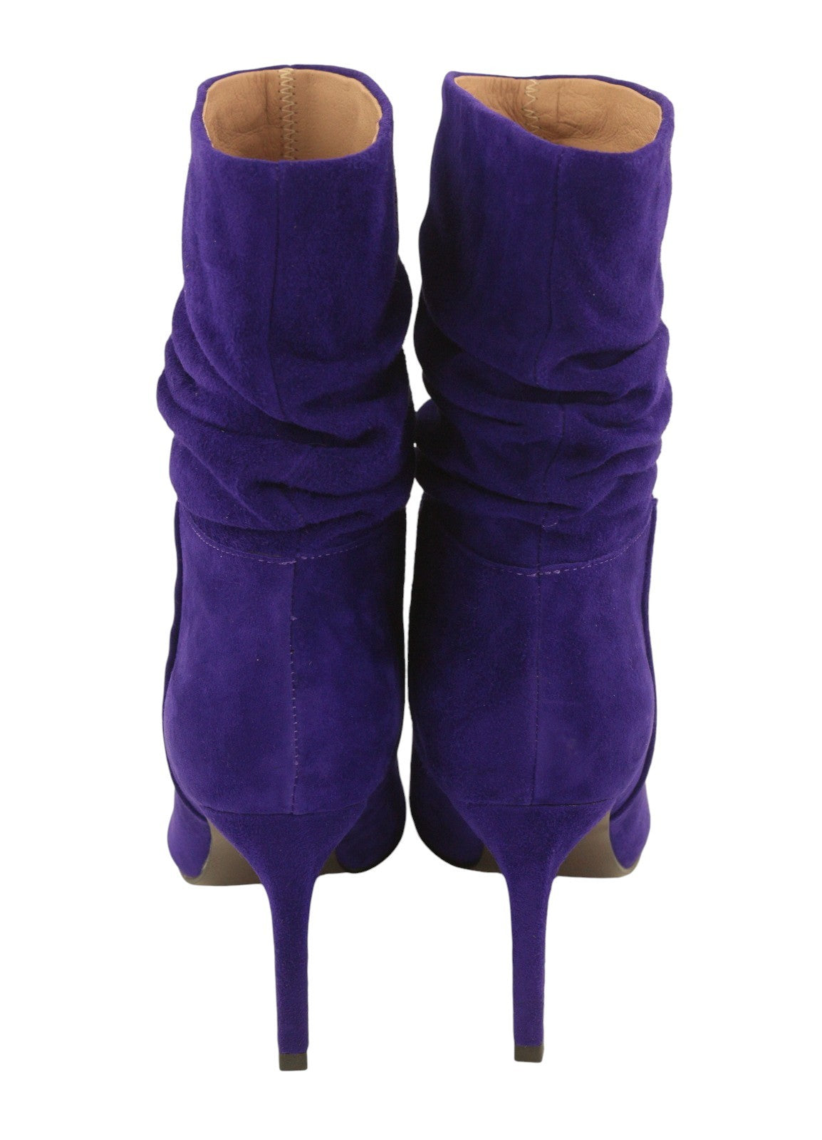 Blue Leather Boots