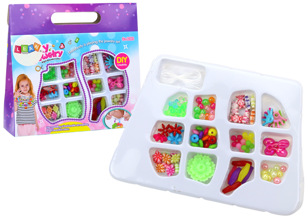 Creative Set Of Beads For Making Colorful Jewelry