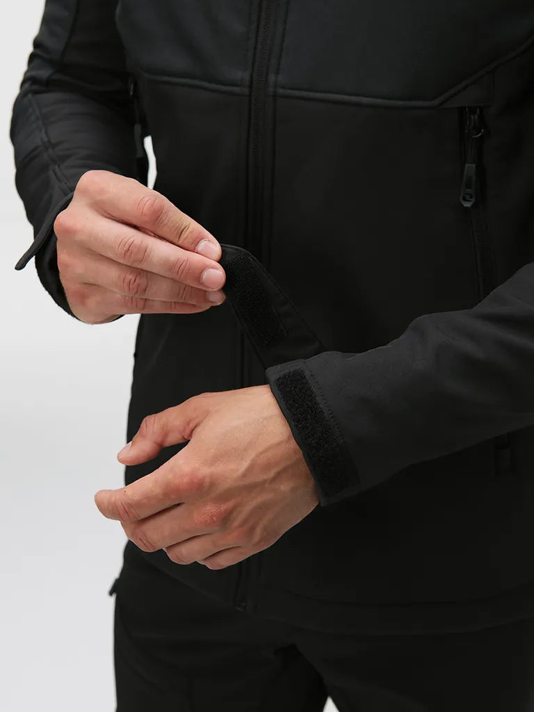 Jachetă Softshell pentru bărbați Loap Lupp Black