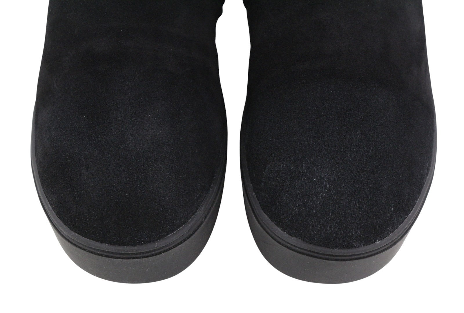 Boots Ankle Eyelike Black Suede
