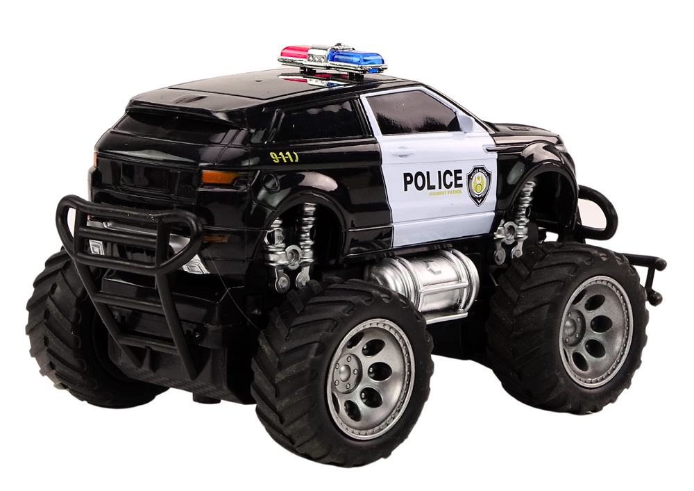 Rc terénní policejní auto 1:24 na dálkové ovládání